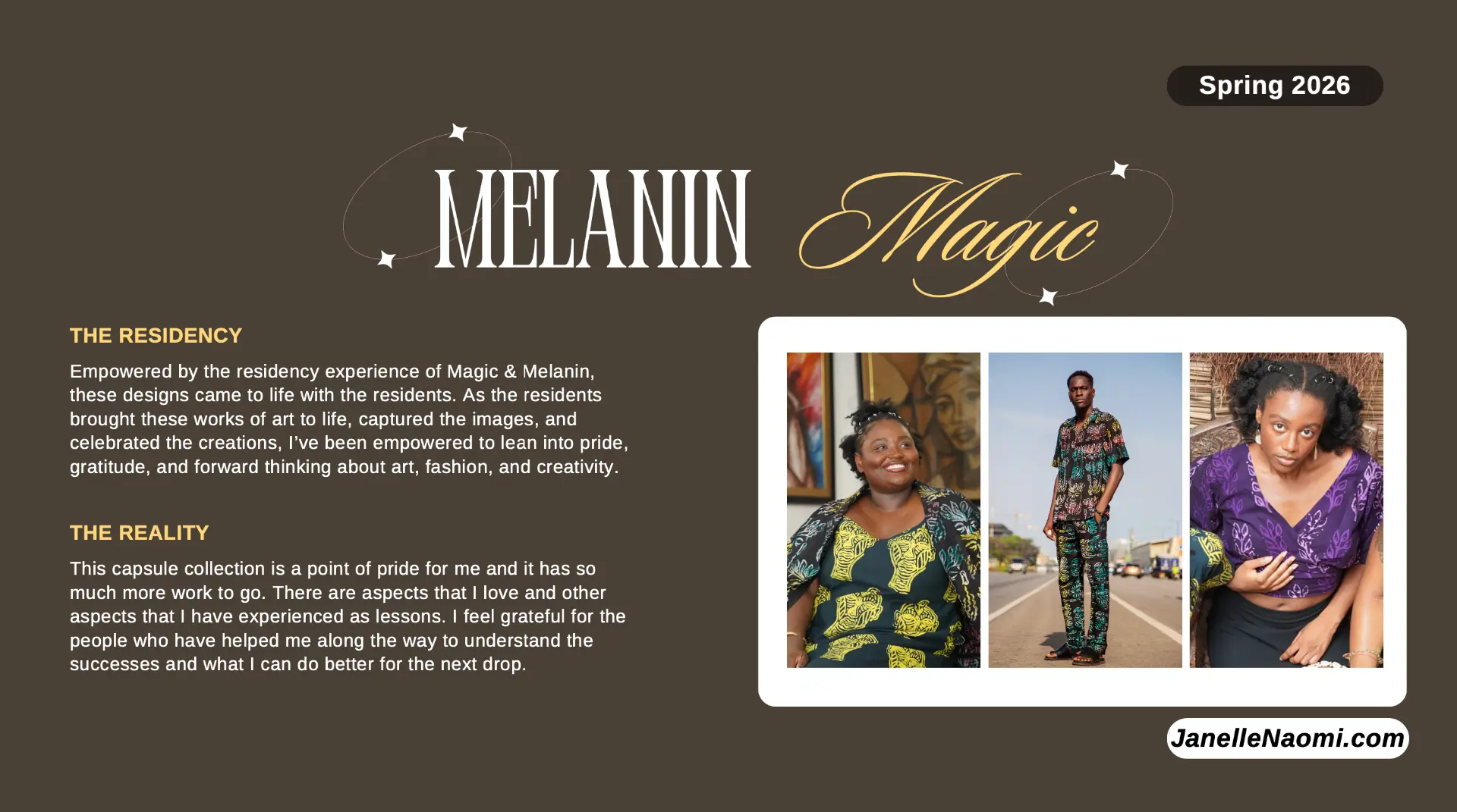 Melanin Magic — the colour and spirit at the centre of the collection